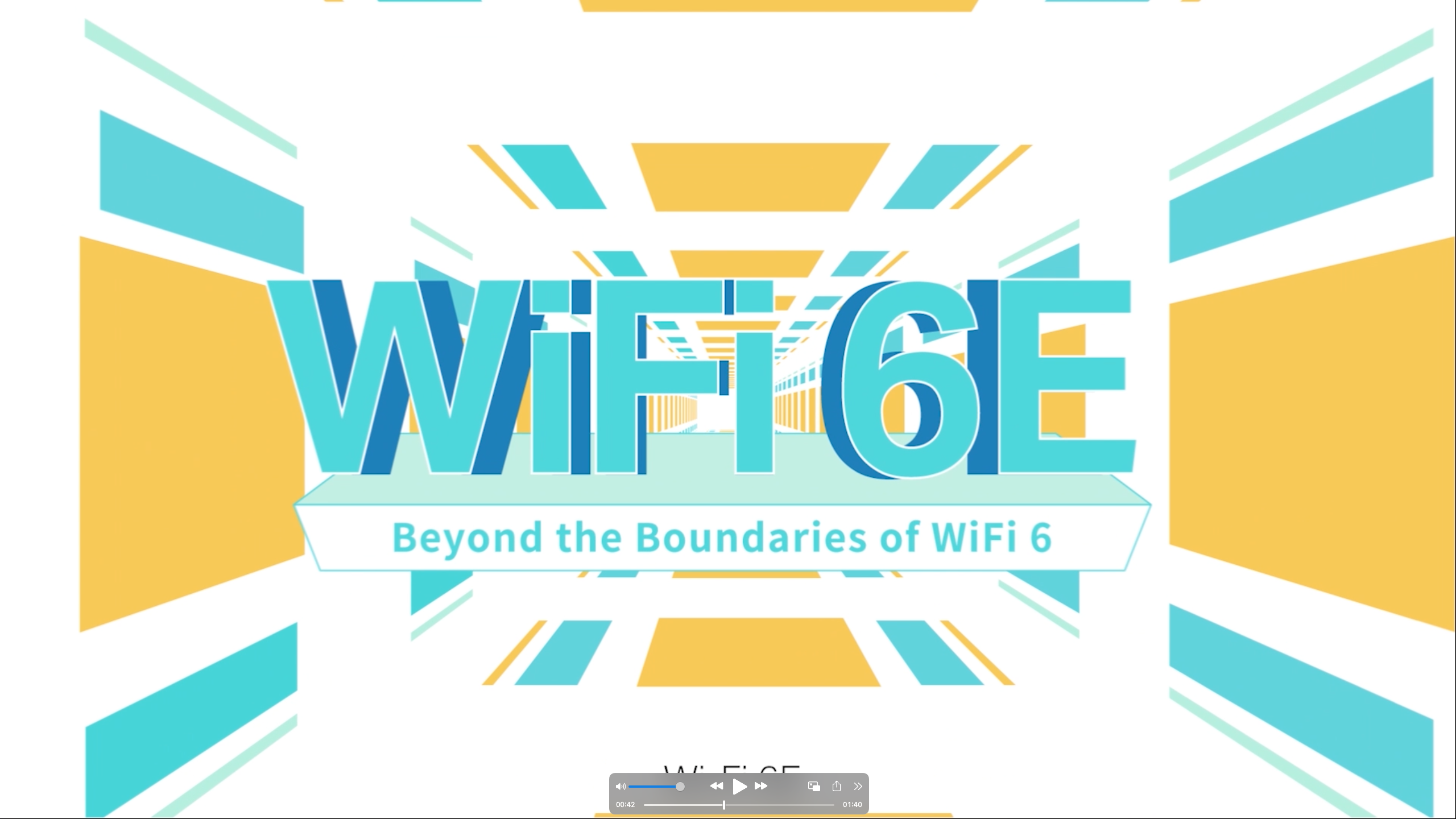 Vídeo de introdução do Wi-Fi 6E