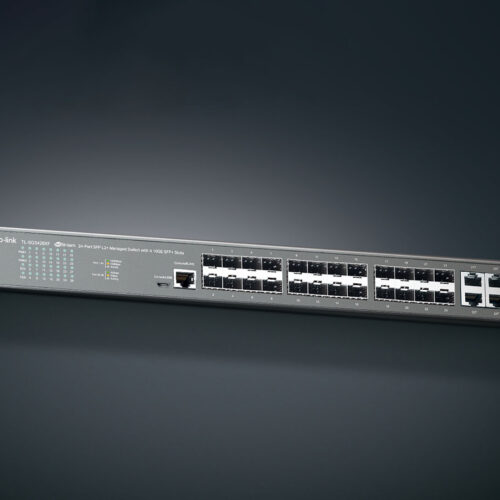 TP-Link acelera o potencial das redes empresariais com TL-SG3428XF, o novo switch ultrarrápido de fibra ótica 10G